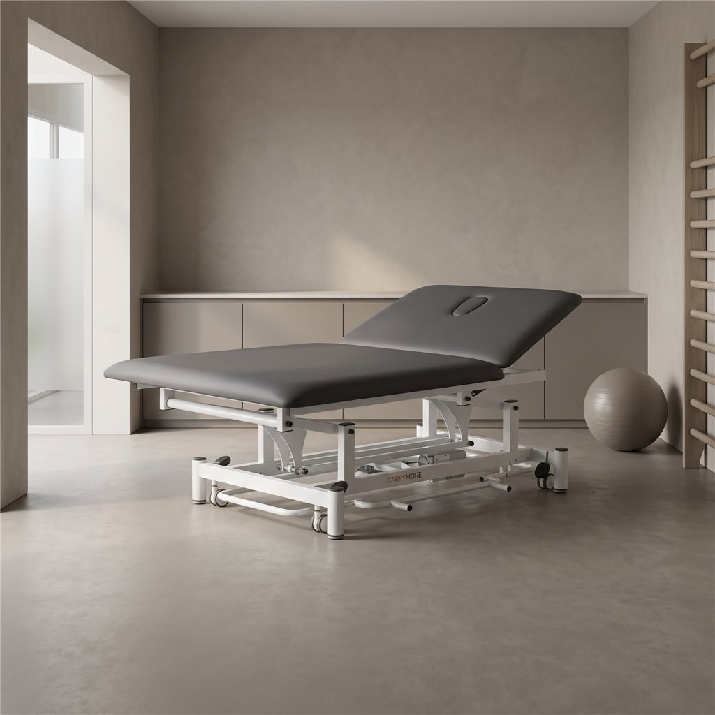 Marquesa elétrica de fisioterapia Bobath com altura ajustável e encosto inclinável