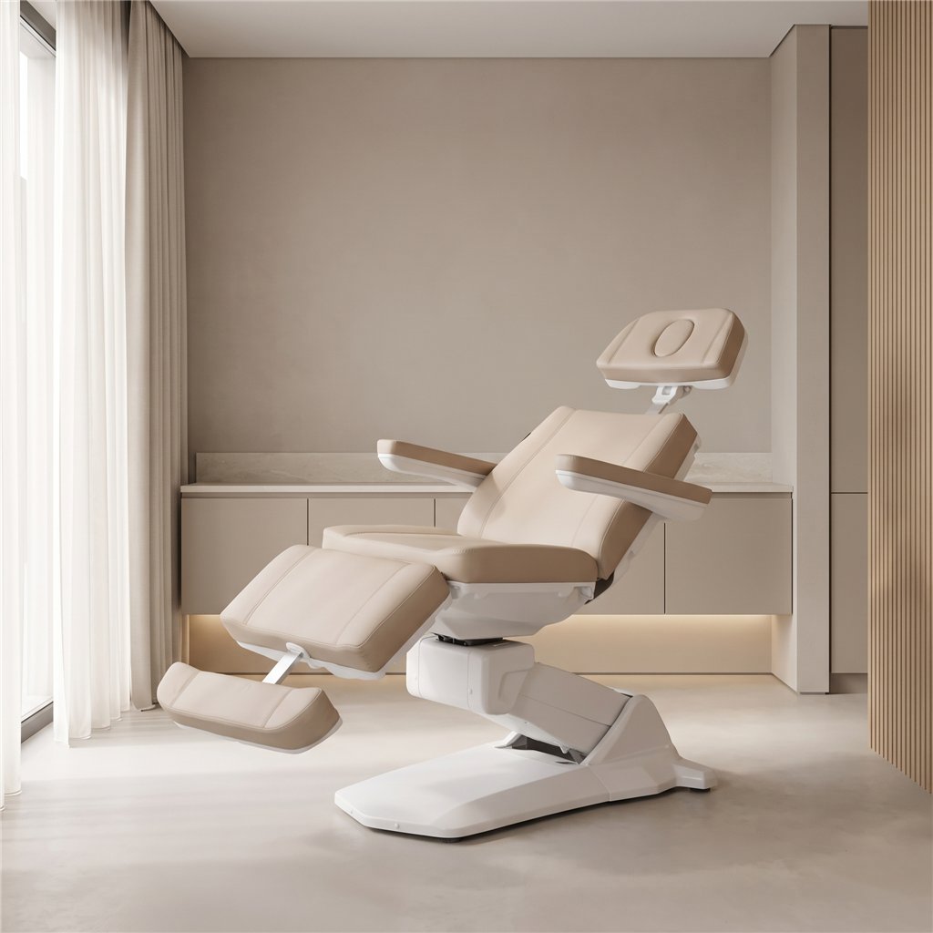 Table de soins électrique Weelko Maxi Smart Beige avec chauffage