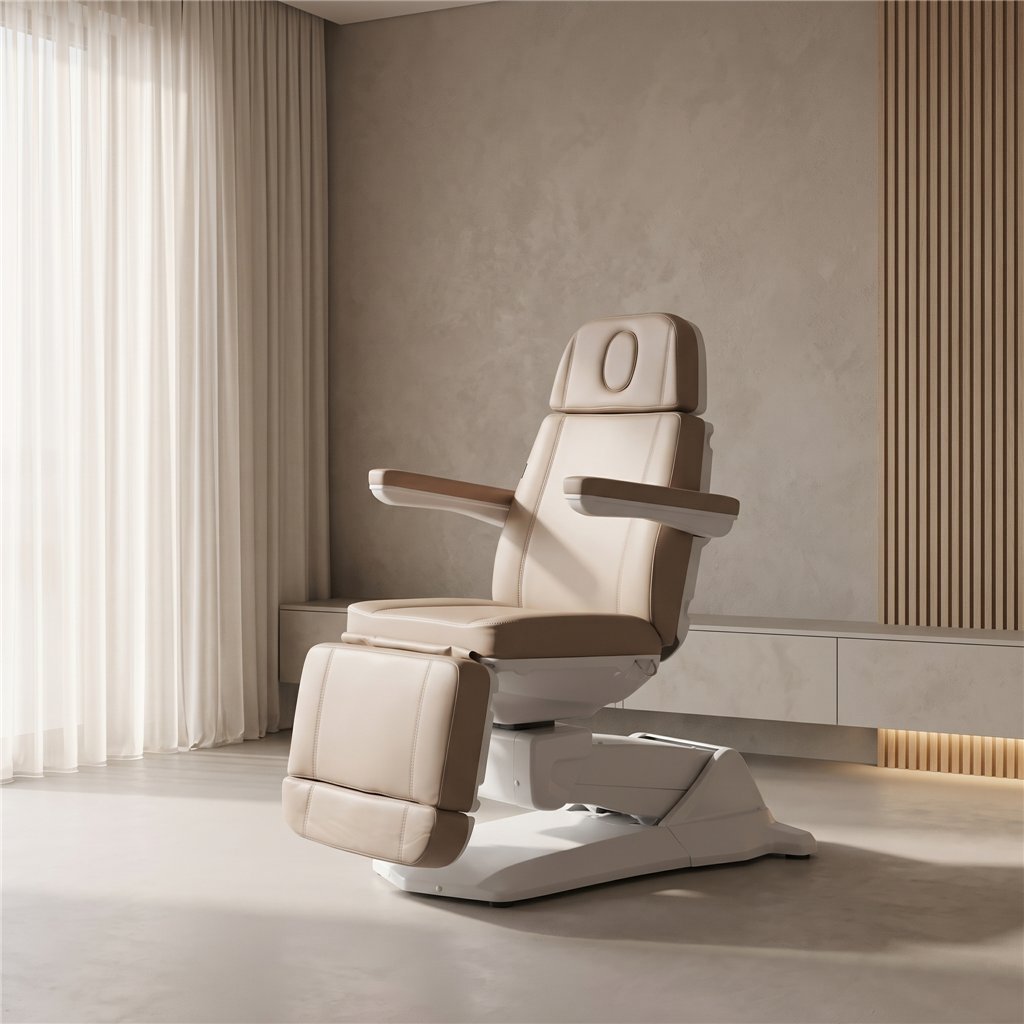 Lettino elettrico estetico Weelko Maxi Smart Beige con riscaldamento