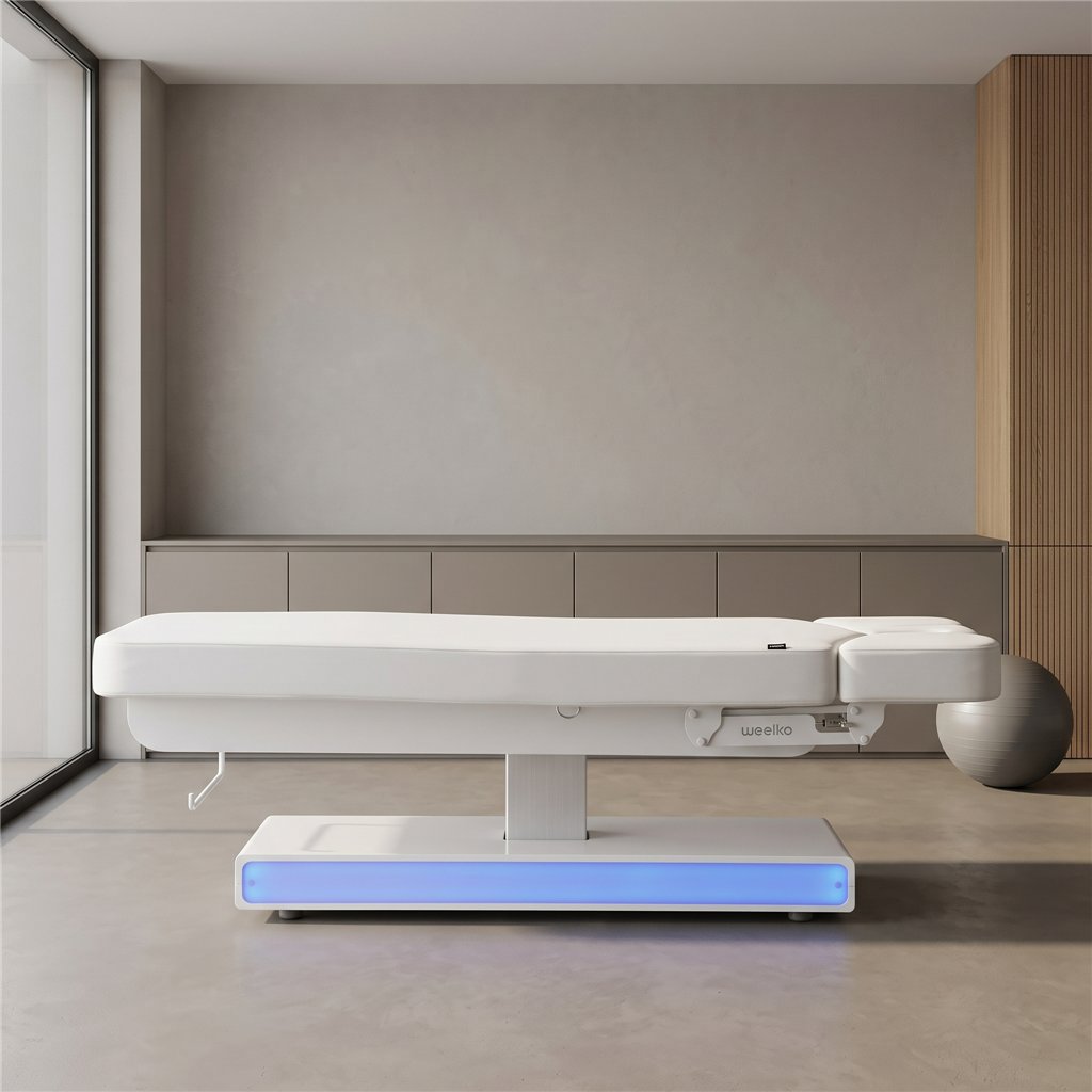 Weelko Nush + 3-motor electric massage table with RGB LED