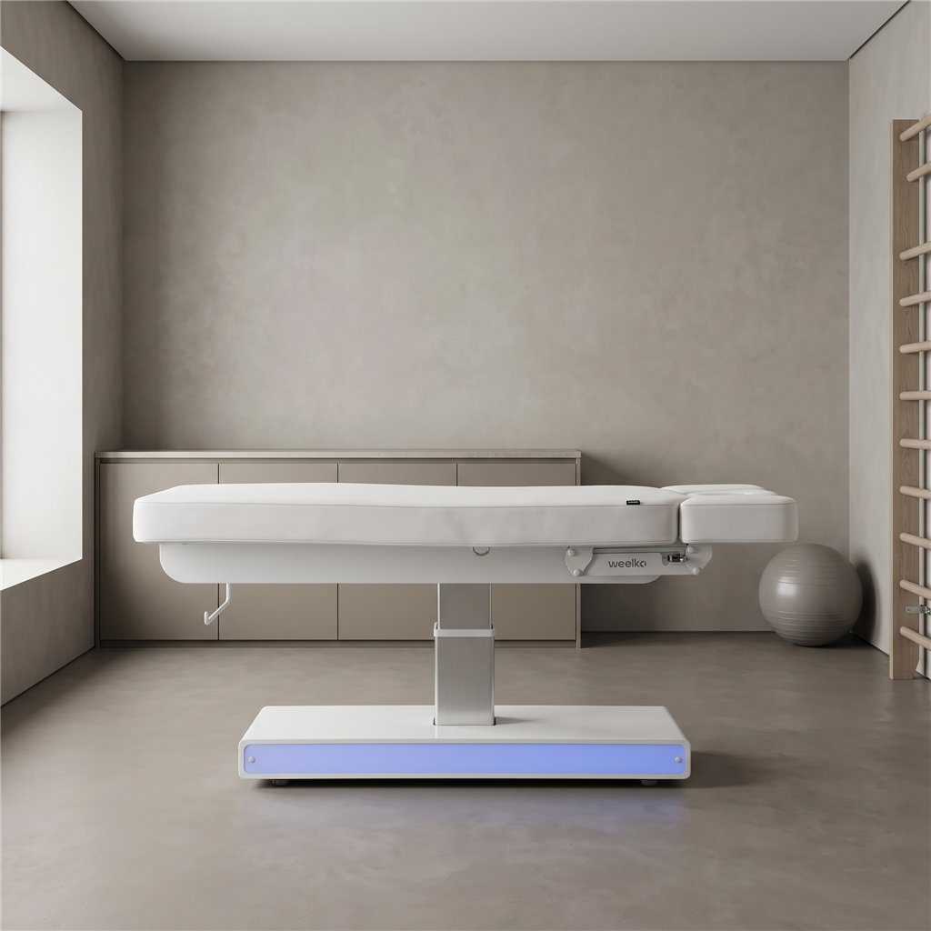 Maca elétrica de massagem Weelko Nush + 3 motores com LED RGB