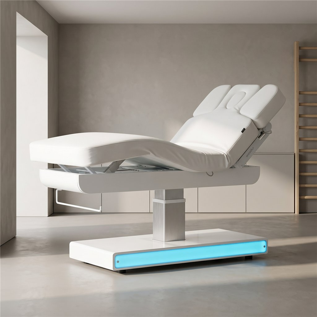 Maca elétrica de massagem Weelko Nush + 3 motores com LED RGB