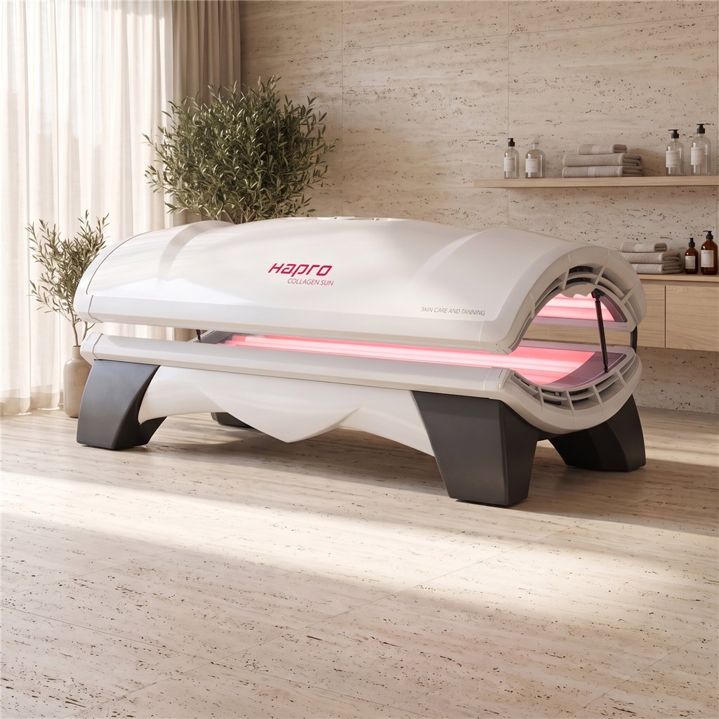 Hapro Collagen&Sun 26/5 professional tanning bed with red light