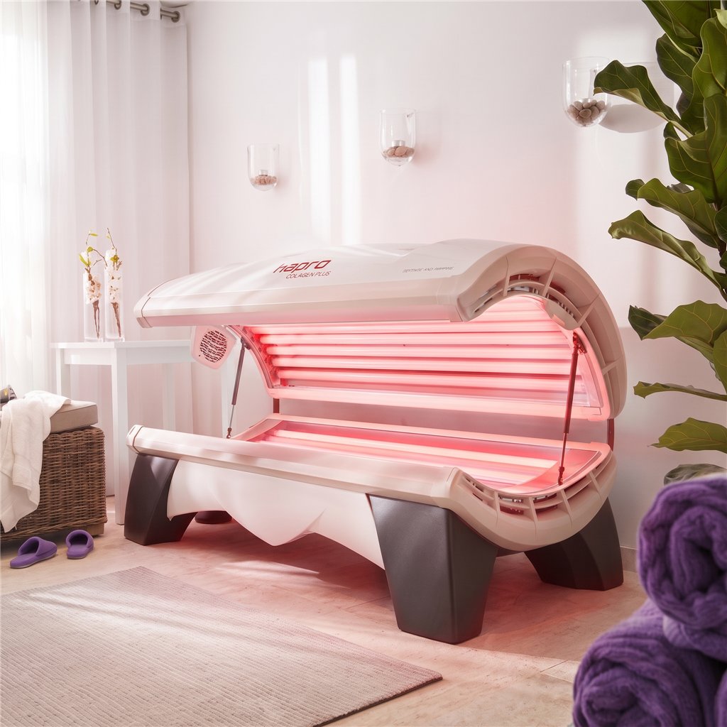 Hapro Collagen&Sun 26/5 professional tanning bed with red light