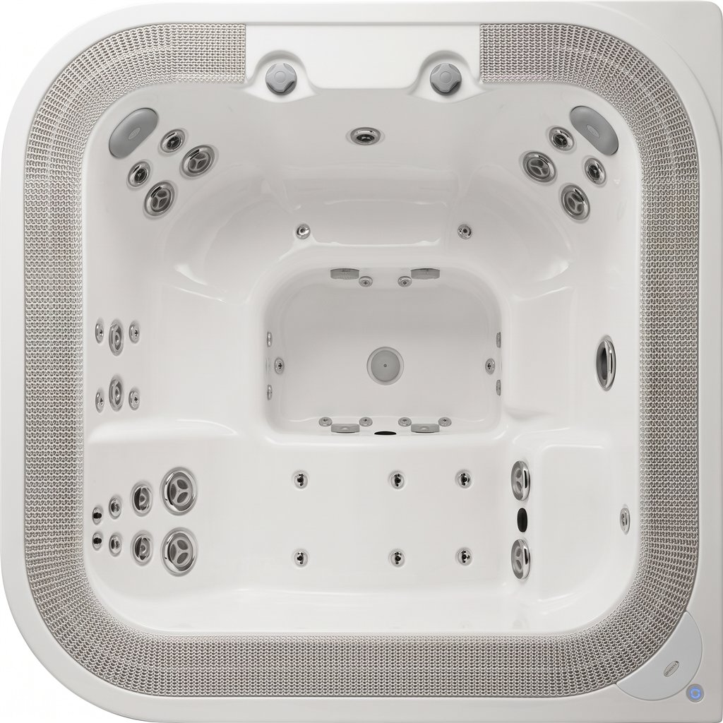 Jacuzzi J-435 Spa con Massaggio Idroterapico e Cascata