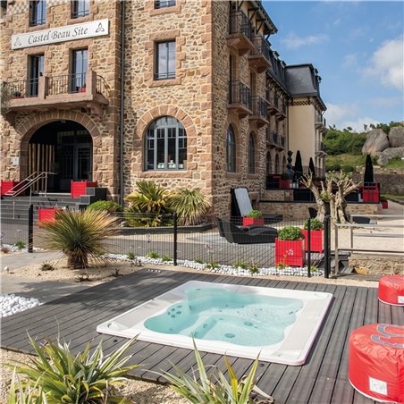 Jacuzzi Virginia Pro Spa de Lujo con Jets y Faros Subacuáticos