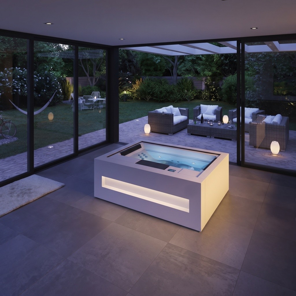 Jacuzzi Maison Luxe: Spa Hydromassage LED et UV