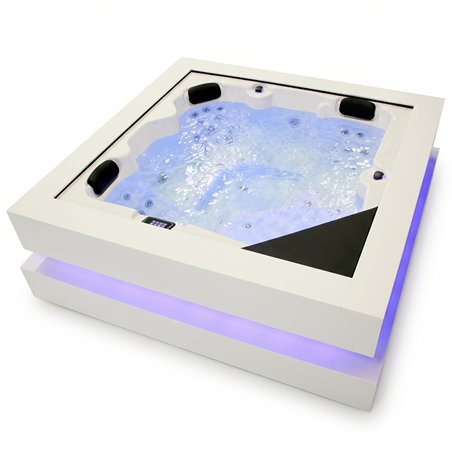 Jacuzzi Ergo Spa Cube: Hidromasaje LED y Desinfección UV