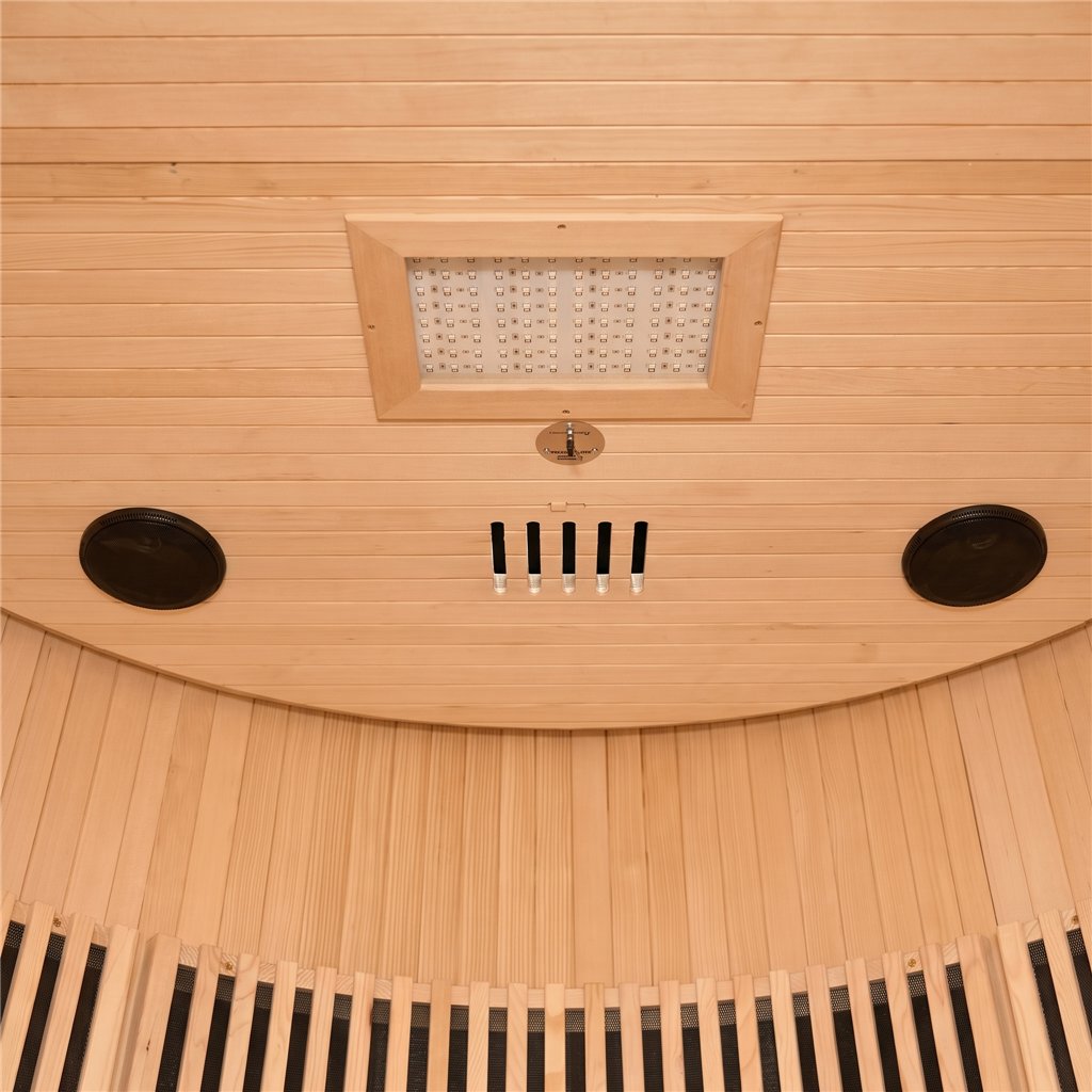 Sauna de infrarrojos MOON 4 plazas negra