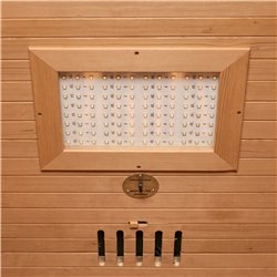 Sauna de infravermelhos MOON 4 lugares preta