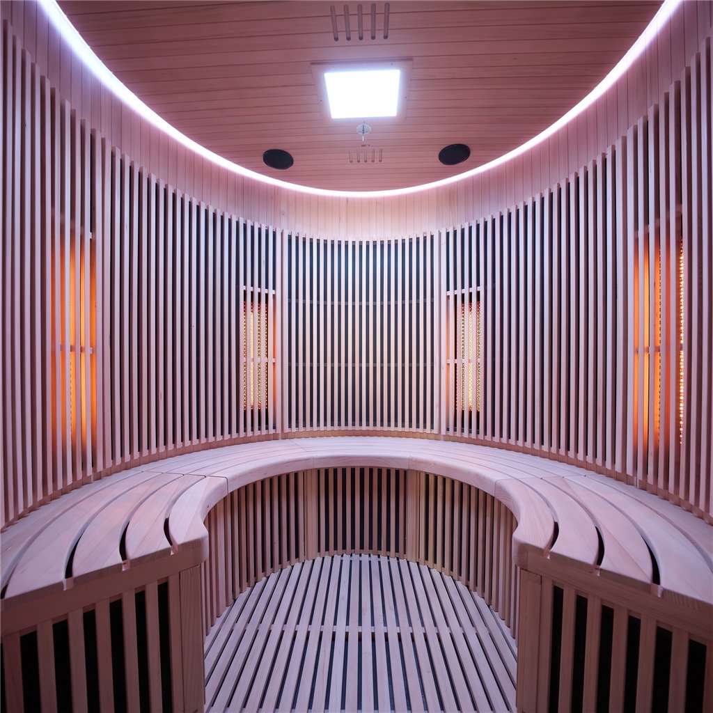 Sauna de infrarrojos MOON 4 plazas negra