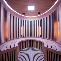 Sauna de infravermelhos MOON 4 lugares preta