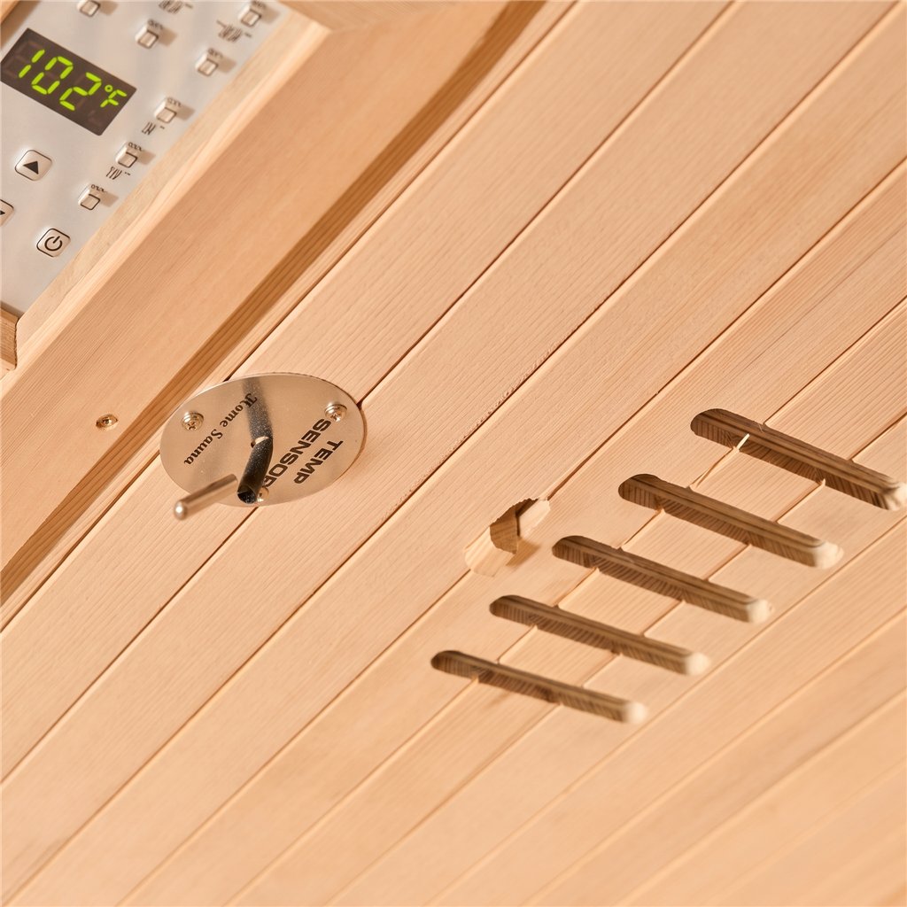Sauna de infrarrojos MOON 4 plazas negra