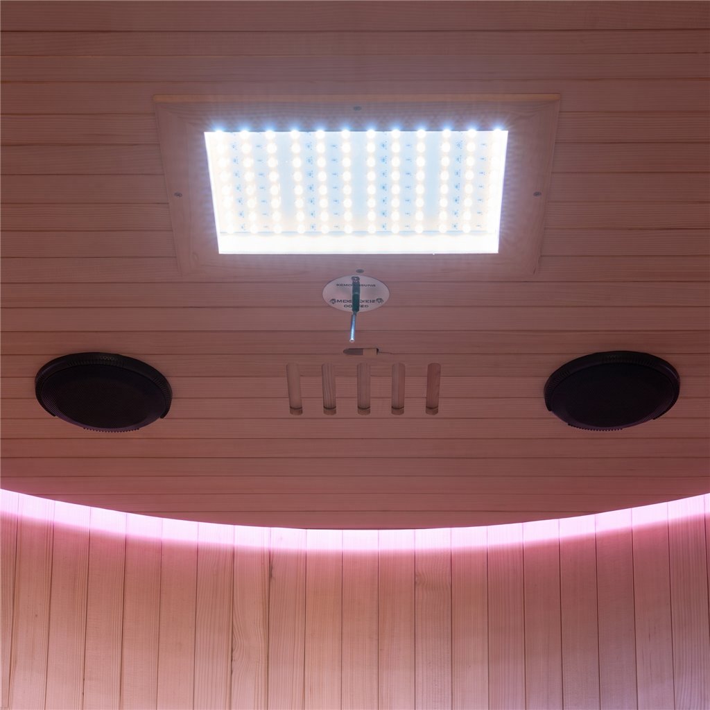 Sauna de infravermelhos MOON 4 lugares preta