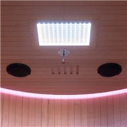 Sauna de infrarrojos MOON 4 plazas negra