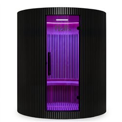 MOON 4-seat black infrared sauna