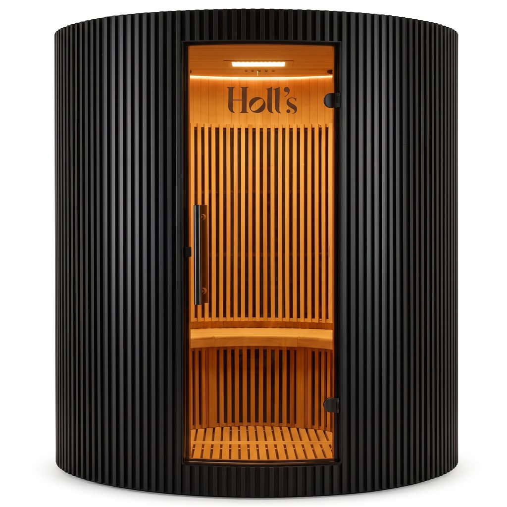 Sauna de infravermelhos MOON 4 lugares preta