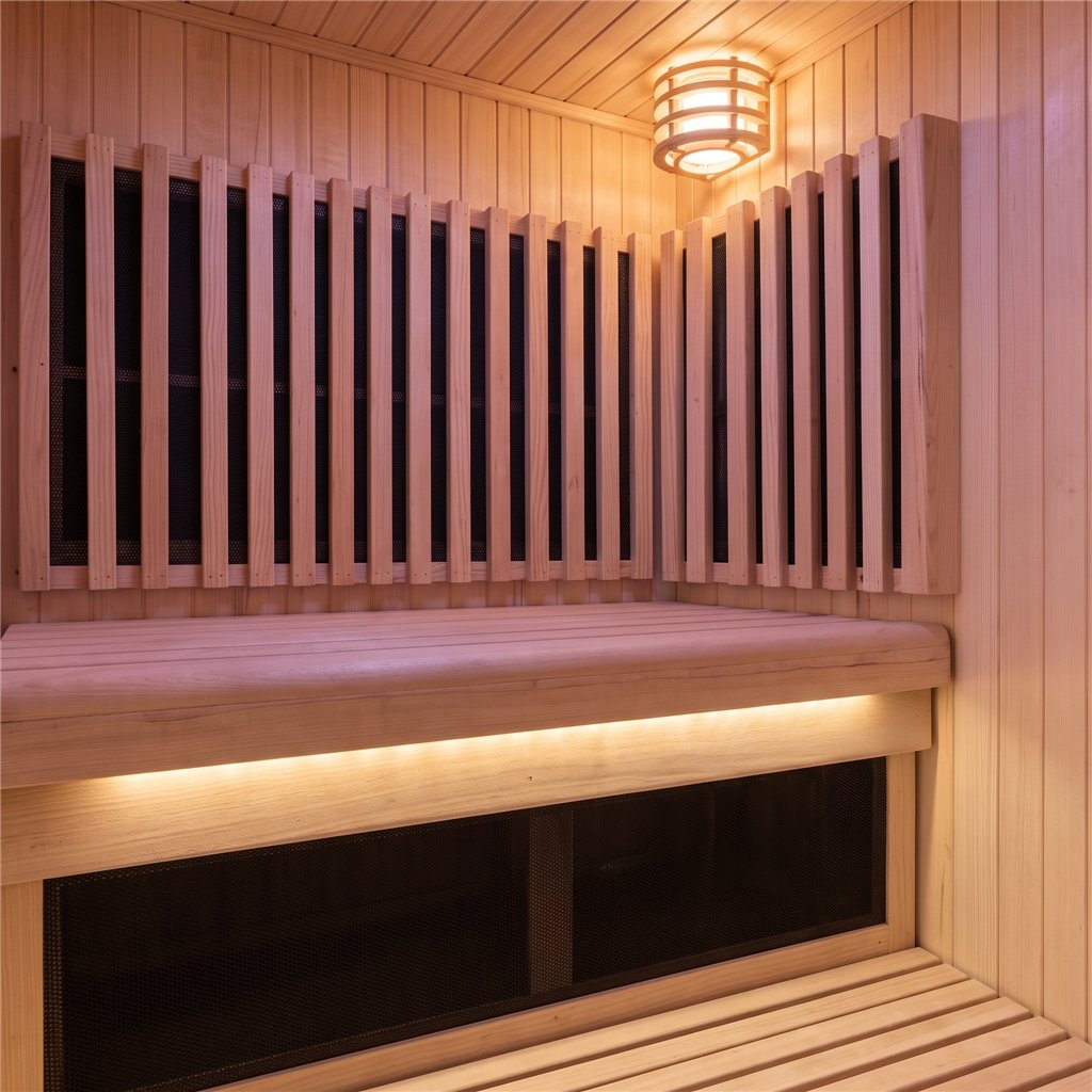 Sauna a infrarossi MOON 2 posti colore legno