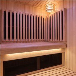 Sauna de infravermelhos MOON 2 lugares cor madeira