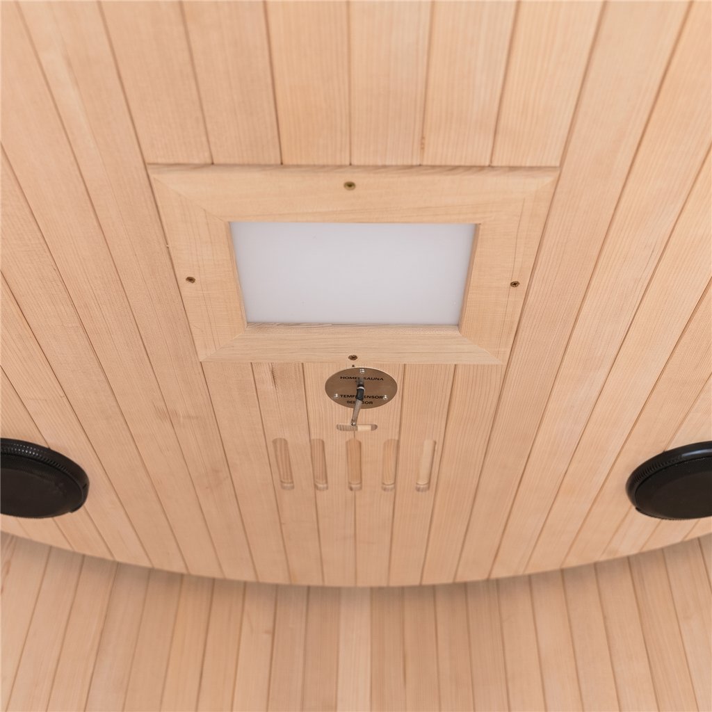Sauna infrarouge MOON 2 places finition bois
