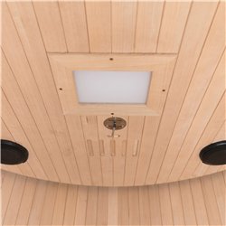 Sauna de infravermelhos MOON 2 lugares cor madeira