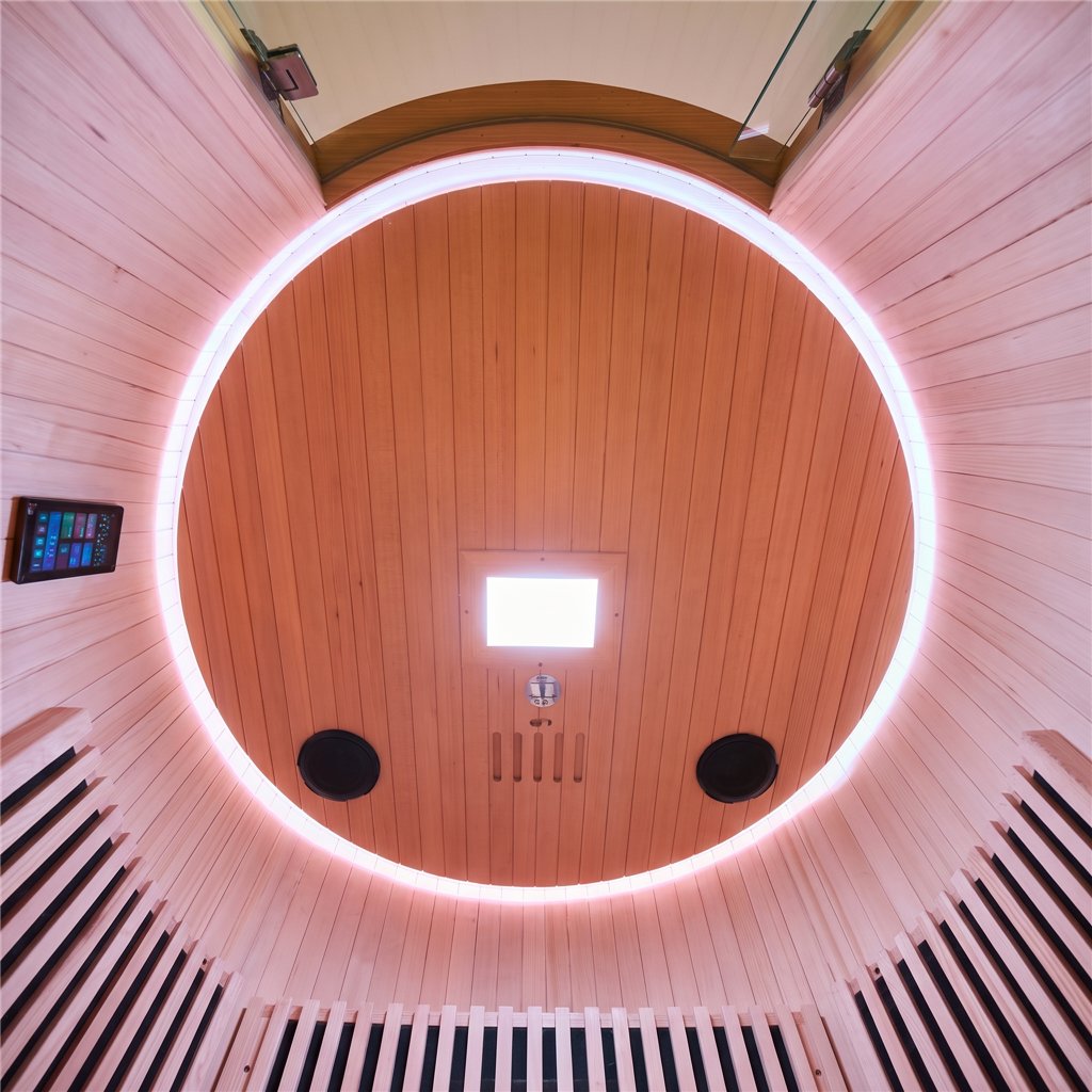 Sauna de infravermelhos MOON 2 lugares cor madeira