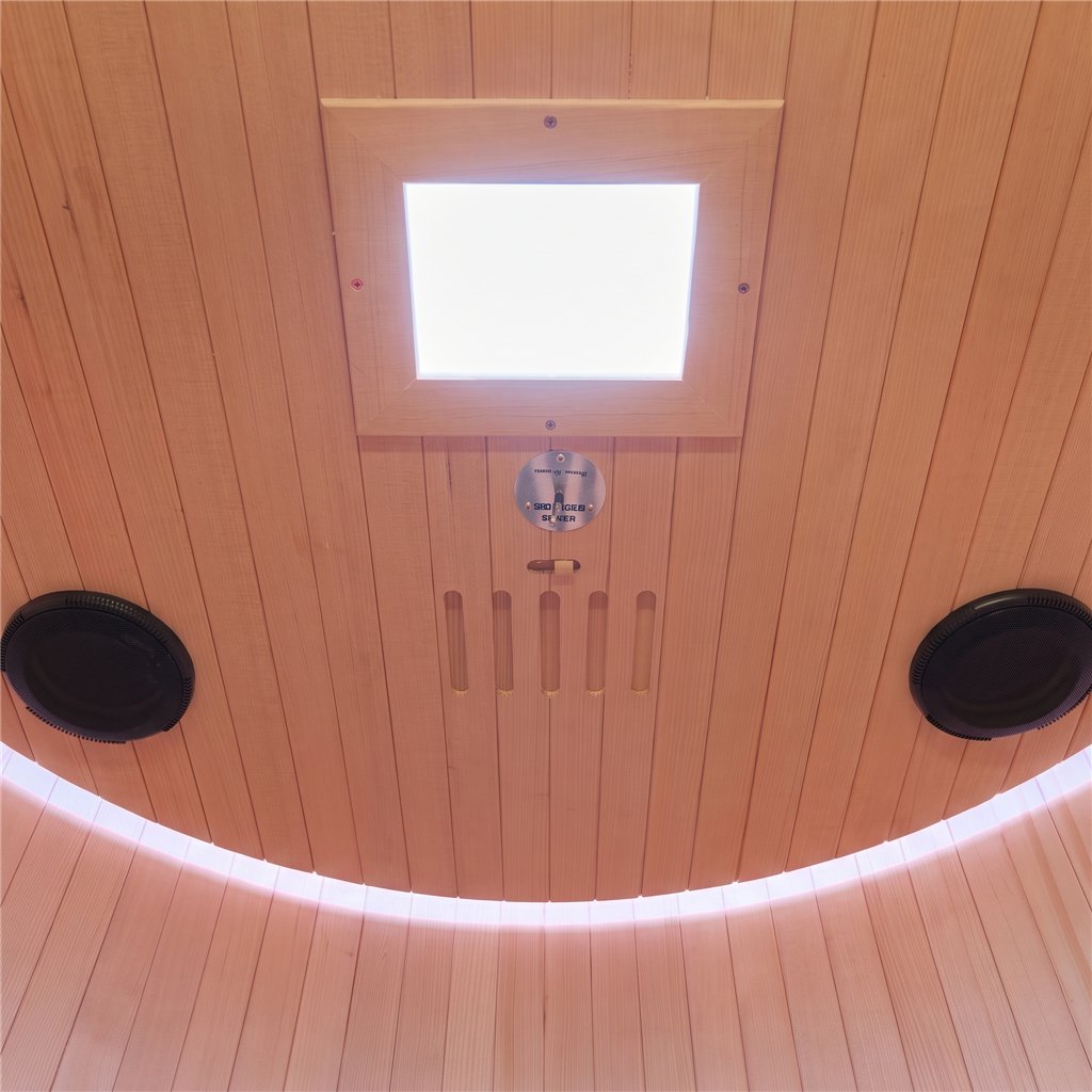 Sauna de infravermelhos MOON 2 lugares cor madeira