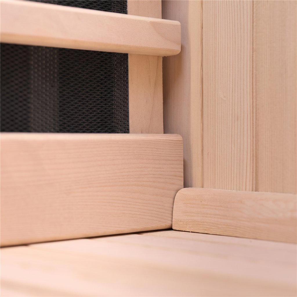 Sauna de infrarrojos MOON 2 plazas color madera