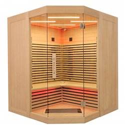 Sauna infrarouge d’angle Holl's Canopée 3-4 places