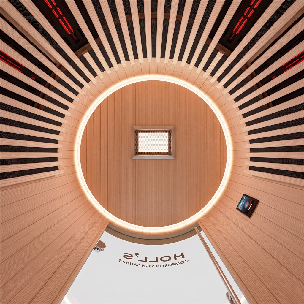 Sauna de infrarrojos Moon 1 plaza negra