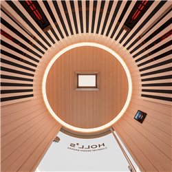 Sauna de infravermelhos Moon 1 lugar preta