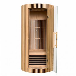 Sauna de infrarrojos MOON 1 plaza color madera