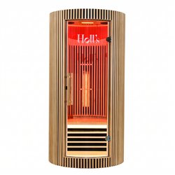 Sauna de infrarrojos MOON 1 plaza color madera