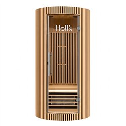 Sauna de infravermelhos MOON 1 lugar cor madeira HL-MOON1