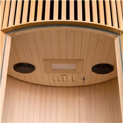 Sauna de infrarrojos MOON 1 plaza color madera