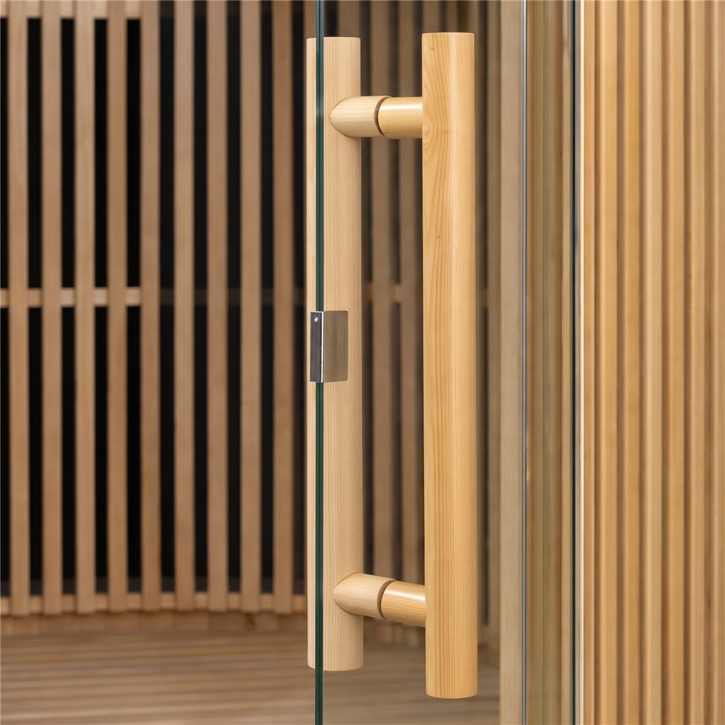 Sauna de infrarrojos MOON 1 plaza color madera