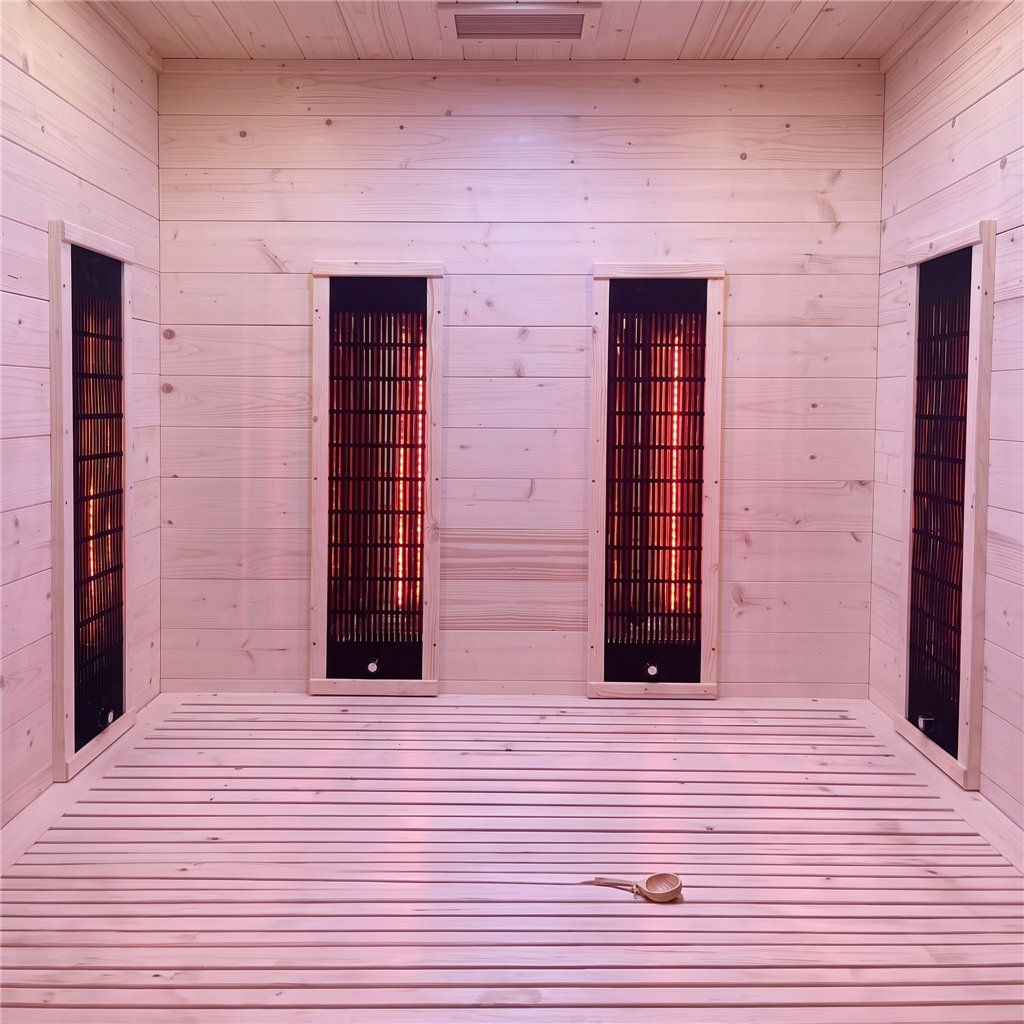 Sauna híbrida HOLL'S HYBRID COMBI 2 lugares tradicional e infravermelhos