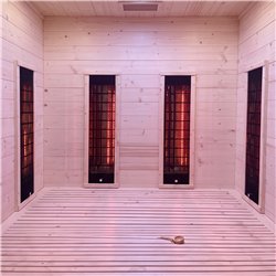Sauna hybride HOLL'S HYBRID COMBI 2 places traditionnel et infrarouge