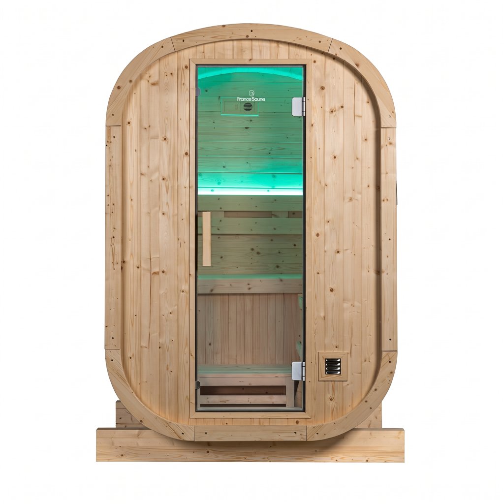 Sauna Gaïa Urban Abeto FS Dampfsauna für 2 Personen