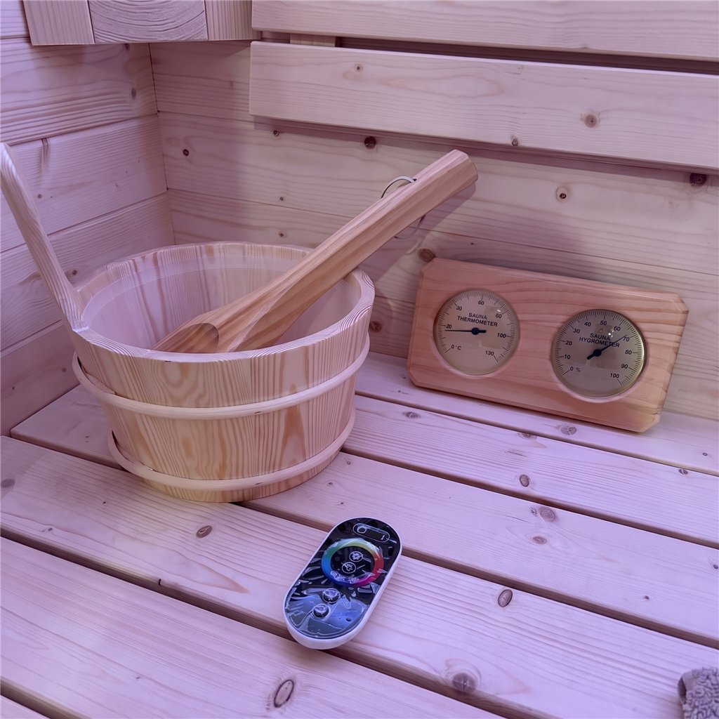Sauna Gaïa Urban Abeto FS de vapor para 2 personas