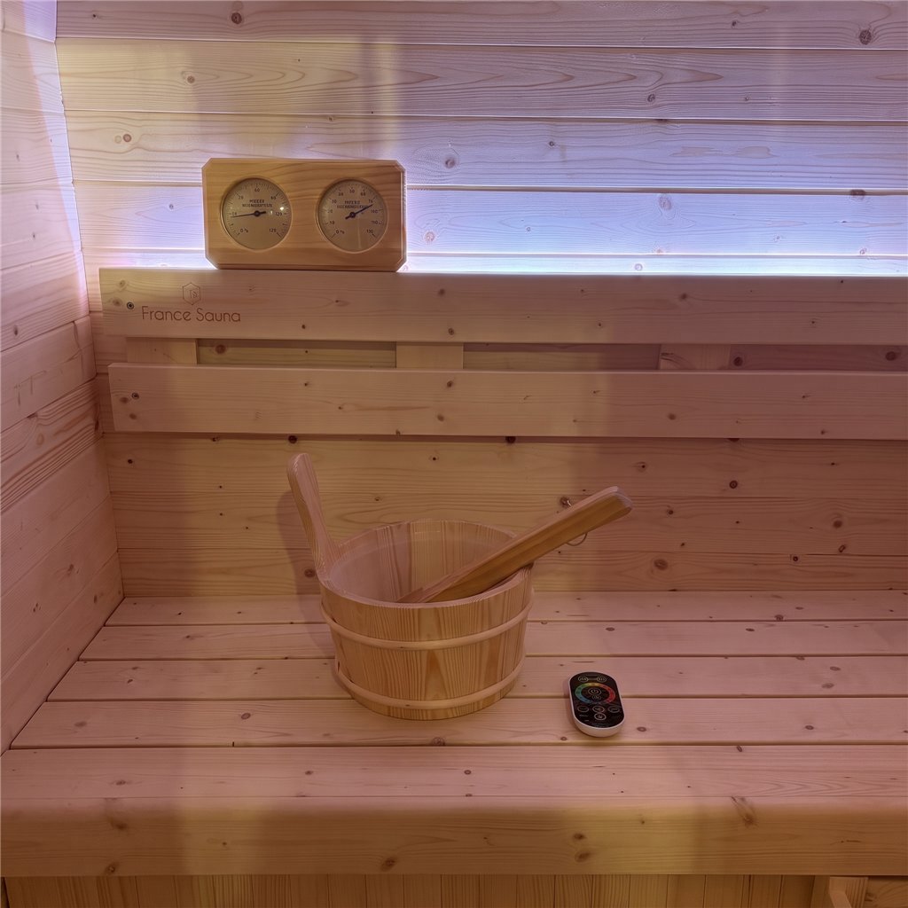 Sauna a vapor Gaïa Urban Abeto FS para 2 pessoas