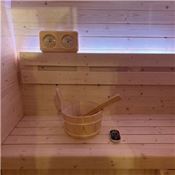 Sauna a vapor Gaïa Urban Abeto FS para 2 pessoas
