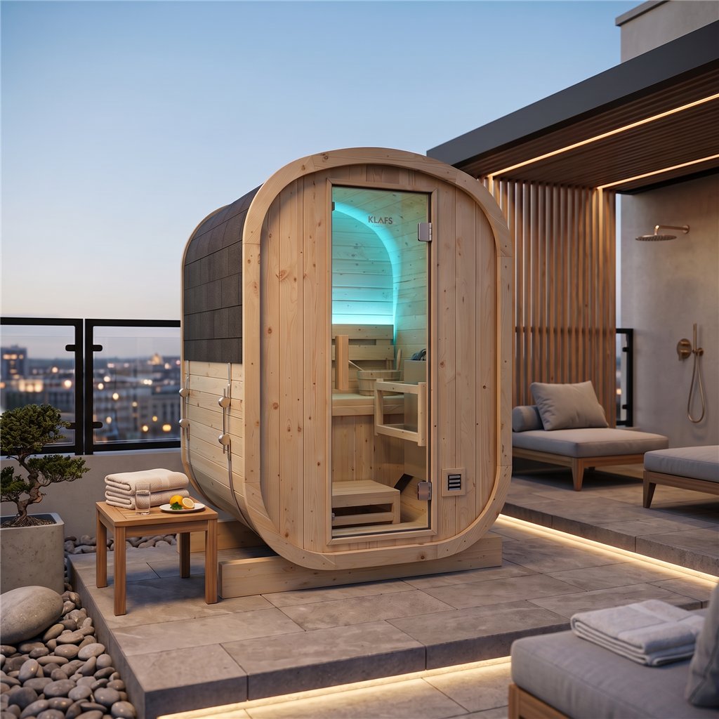 Sauna a vapor Gaïa Urban Abeto FS para 2 pessoas