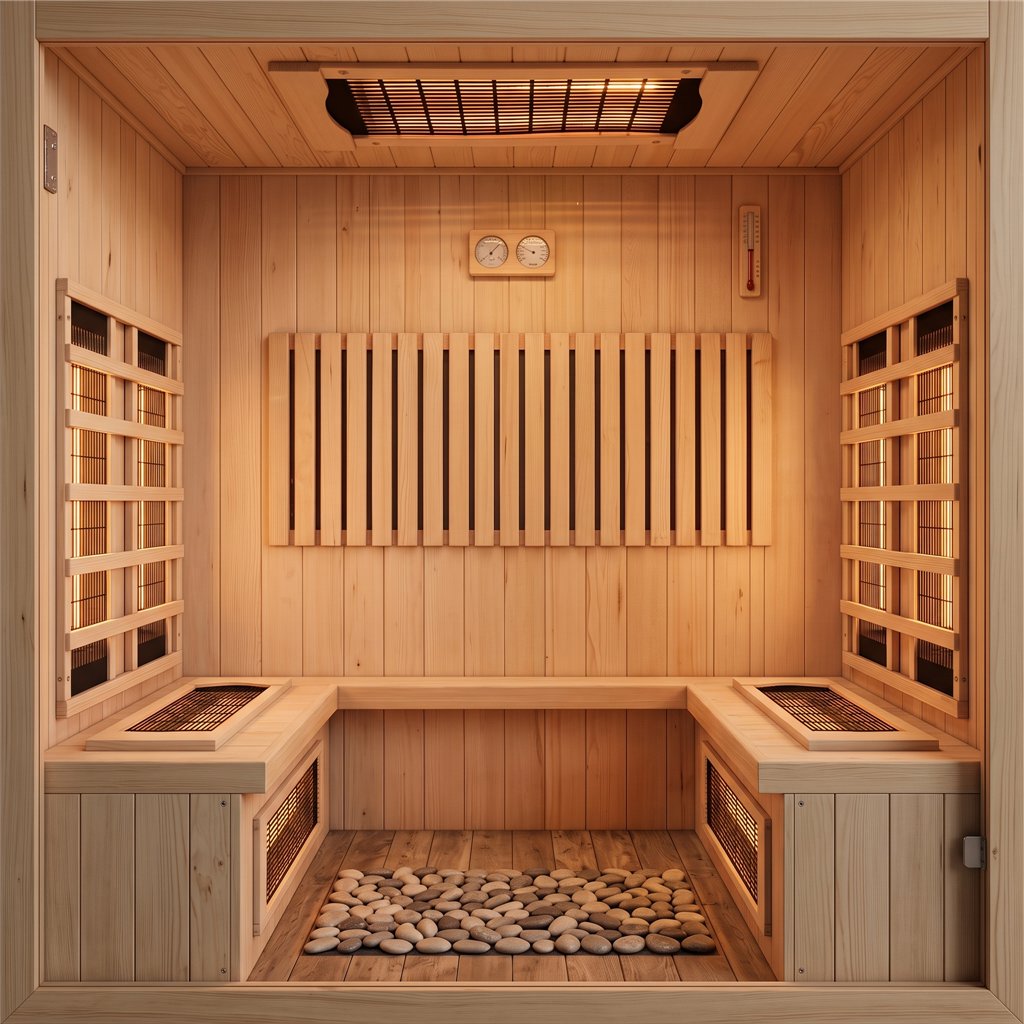 France Sauna Apollon Quartz 3-person infrared sauna