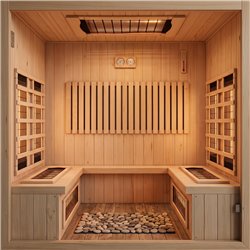 Sauna de infravermelhos France Sauna Apollon Quartz 3 lugares