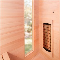 Sauna de infrarrojos France Sauna Apollon Quartz 3 plazas
