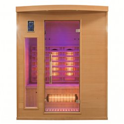 Sauna de infravermelhos France Sauna Apollon Quartz 3 lugares