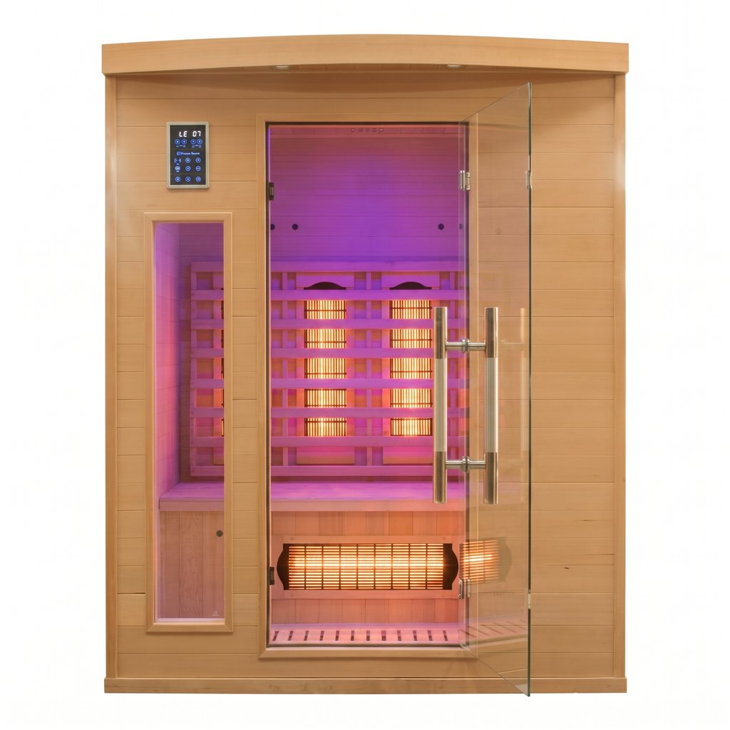 France Sauna Apollon Quartz Infrarotsauna für 3 Personen