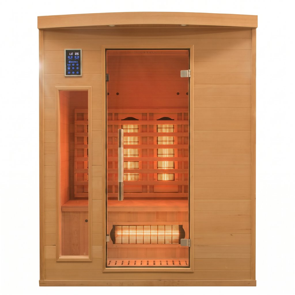 France Sauna Apollon Quartz Infrarotsauna für 3 Personen
