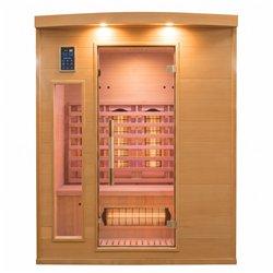 France Sauna Apollon Quartz Infrarotsauna für 3 Personen